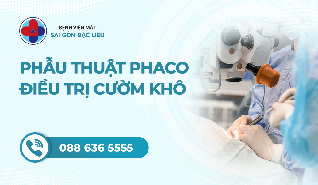 Phẫu thuật PHACO KHÔNG DAO